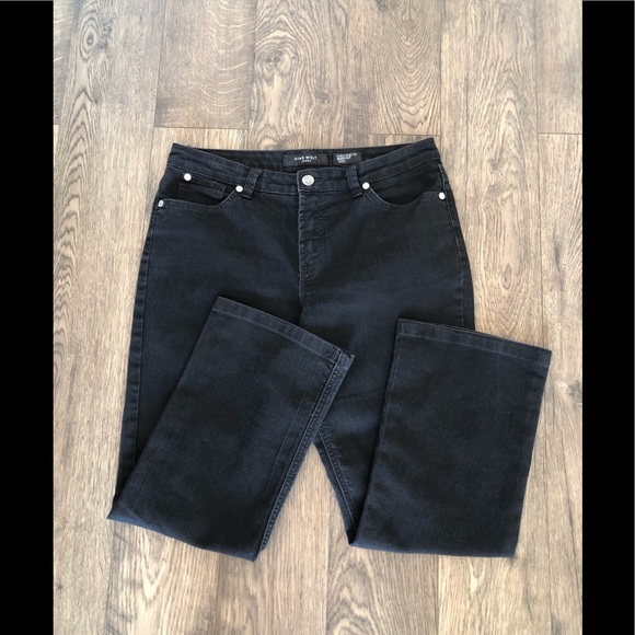 NINE WEST black “WEST END FIT BOOTCUT” jeans - Picture 2 of 5
